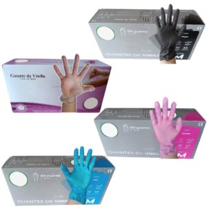 Caja de Guantes de Vinilo x 100 Und