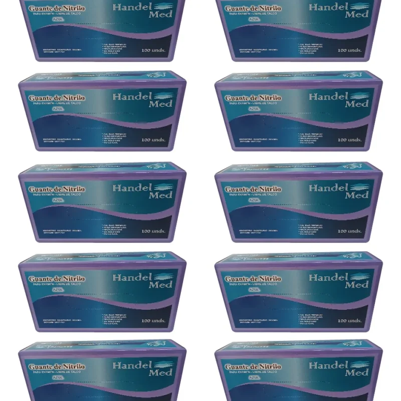 Guantes de Nitrilo Azul x1000 Unidades (Paca 10 Cajas) – Precio Mayorista | PROVI
